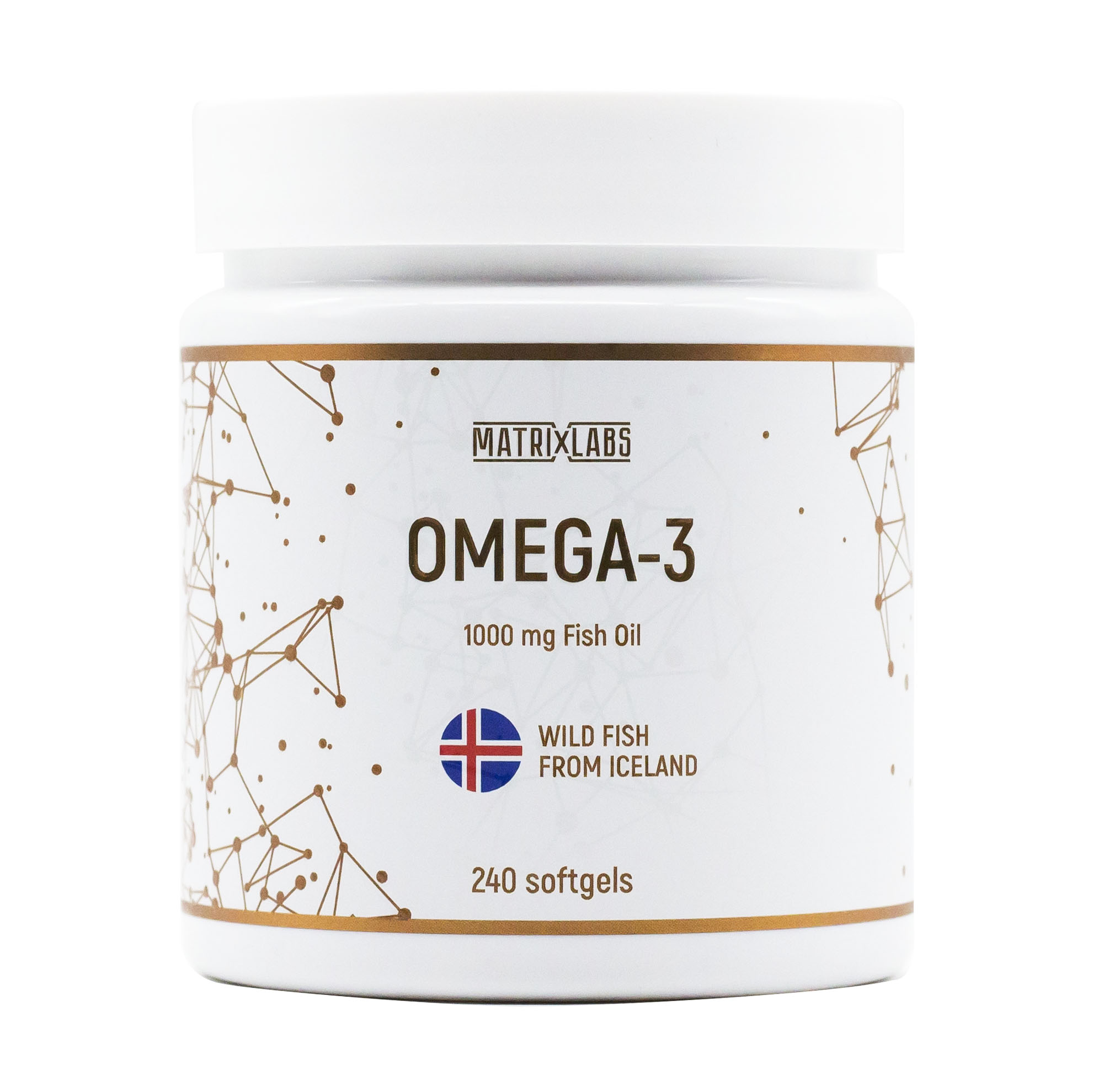 Matrix Labs Omega-3 Iceland 1000 мг. + Vitamin E (240 капс.)