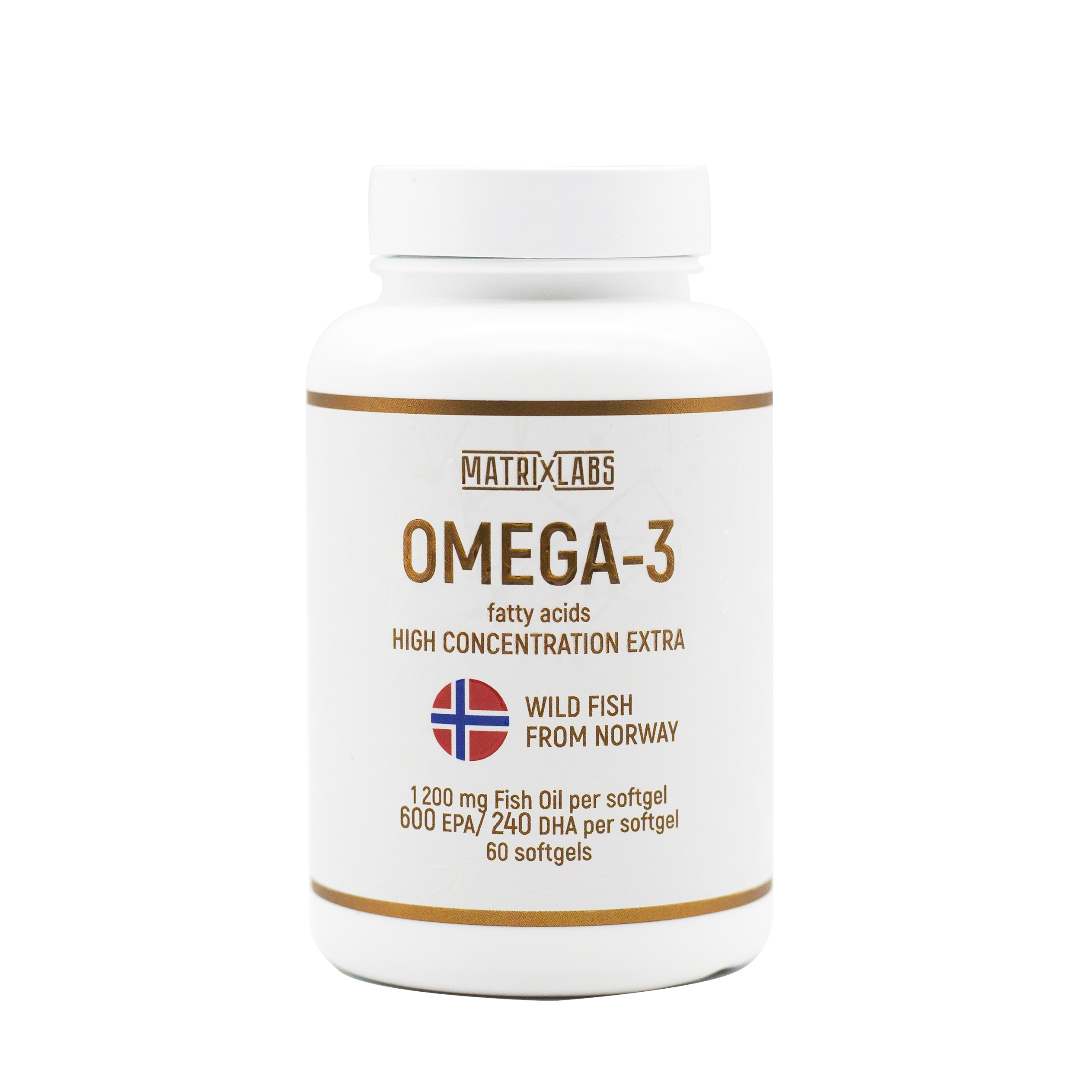 Matrix Labs Omega-3 Norway (Норвегия) 1200 мг. (60 капс.)