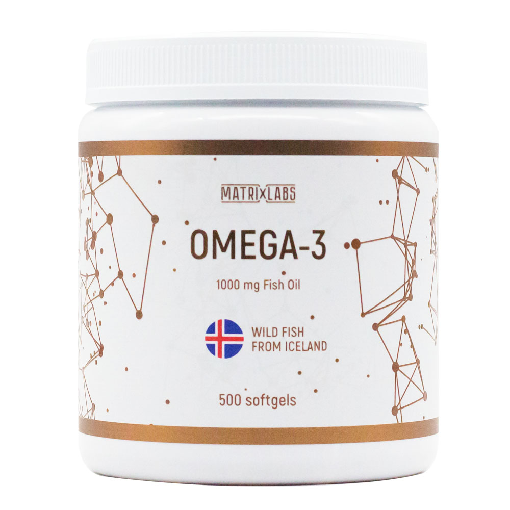 Matrix Labs Omega-3 Iceland 1000 мг. + Vitamin E (500 капс.)