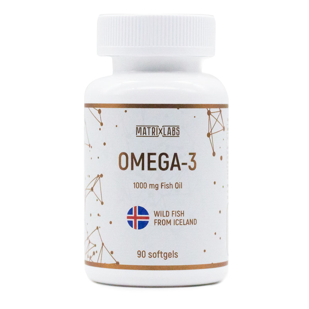 Matrix Labs Omega-3 Iceland 1000 мг. + Vitamin E (90 капс.)